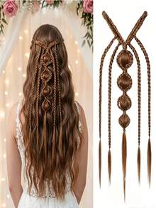 Tóc giả kẹp BB 24 inch, tóc nối tổng hợp dùng cho cosplay - Nhiều màu - Xem 14