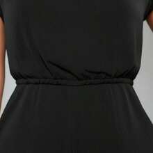 Women's Palazzo Jumpsuit - Comfortable, High Quality, Perfect For Everyday Wear - Hitam - View 3