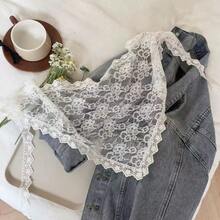 1 chiếc váy ren xếp lớp mới dành cho nữ, váy tam giác có khăn quấn eo. - Nhiều màu - Xem 8