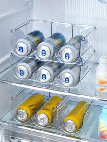 1 pieza/Organizador apilable para botellas de vino tinto, Estante combinable gratis para botellas de agua, Organizador transparente para botellas de agua para gabinete, Estante para vino para organización y almacenamiento en la cocina - Ver 7