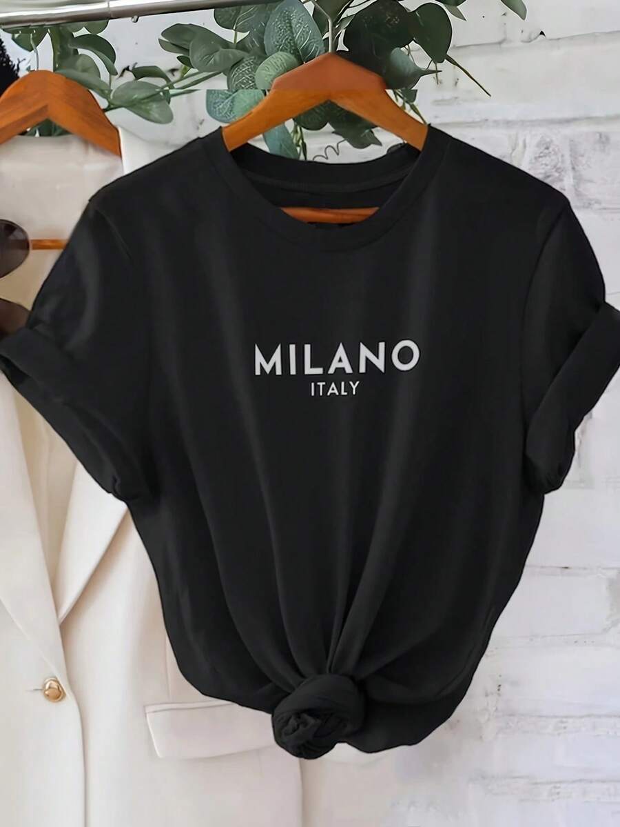 Women T-Shirts - Black - View 1