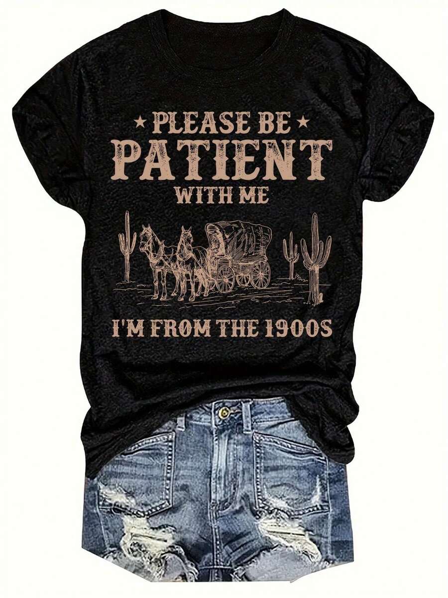 Women T-Shirts - Black - View 1