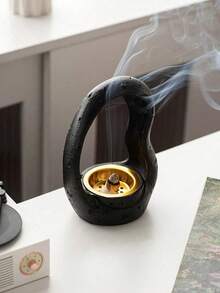 1件中东阿拉伯节日香炉装饰品，客厅装饰，阿拉伯风格香炉，家居装饰，房间装饰，派对和节日装饰 - 彩色 - 查看 7