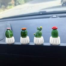 Bộ 4 cây xương rồng giả trang trí, cây cảnh mini trong chậu, đồ trang trí cây mọng nước bằng nhựa dễ thương cho bảng điều khiển ô tô, bàn làm việc tại nhà và văn phòng, thiết kế xương rồng và cây mọng nước hoạt hình, trang trí nhiều màu sắc, không cần bảo dưỡng, bền và nhẹ, thích hợp cho bảng điều khiển ô tô, kệ, phòng ngủ, phòng tắm, món quà nhỏ lý tưởng cho người yêu cây cảnh, phụ kiện ô tô thời trang, đồ trang trí nhà cửa. - A - Xem 14