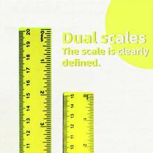 1pc 20cm Ruler Set, Precise 20cm Measuring Tool, Suitable For Home, Office, School, Durable And Lightweight, 20cm Ruler Set, Reliable Multi-Functional Measurement Solution, Standard Measuring Tool - Sets - View 3
