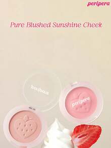 K-Beauty Peripera 单色粉状腮红盘，哑光粉状腮红，细腻粉质腮红，不结块，持久妆效，多功能彩妆盘，裸妆，面部彩妆，韩妆，韩国彩妆，4.2克 - #27 Strawberry Pink - 查看 4