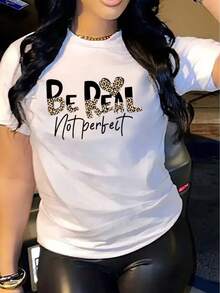 Camiseta casual de manga corta para mujer, 1 pieza, 100% algodón grueso - cuello redondo cómodo, camiseta suave y bonita. - Blanco - Ver 2