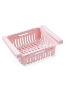 1pc/2pcs Expandable Refrigerator Storage Basket, Refrigerator Storage Box - View 7