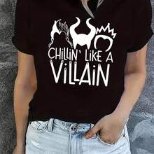 Camiseta Mujer Cuello Redondo Manga Corta Candy Candy Anime Retro Casual - Negro - Ver 1