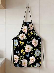 1pc, Grandma Illustration Pattern Polyester Apron, Suitable For Cooking, Baking, And Gardening - Can Be Used As Attire For The Kitchen And Dining - Multicolor - View 22