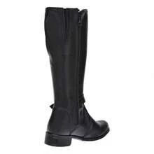 Women's Elegant Riding Boot, High Shaft, Side Zipper, Soft And Comfortable, New Winter Collection - 黑色 - 查看 6