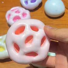 1 món đồ chơi bóp mềm thủ công, chất liệu mochi đàn hồi chậm, giúp giảm căng thẳng, đồ chơi bóp trị liệu, bóng giảm căng thẳng có thể nặn không đàn hồi, phụ kiện bàn làm việc giảm căng thẳng với kết cấu mochi dính, vật dụng giúp giảm áp lực và chữa lành. - Nhiều kiểu dáng - Xem 7