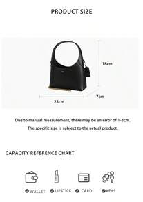 Coach Brooklyn 23 纯色女士单肩包 CW614B4BK - 黑色CW614B4BK - 查看 9