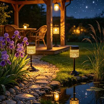 Đèn LED Mandala năng lượng mặt trời cỡ lớn, chân đèn năng lượng mặt trời di động, phát ra ánh sáng dịu nhẹ và có thể dùng làm đèn ngủ sân vườn, trang trí sân vườn, vật dụng làm vườn, giúp khu vườn của bạn tràn ngập không khí huyền ảo. Thích hợp cho tường, trang trại, hiên nhà, hàng rào, bãi cỏ, trang trí không gian bàn, trang trí Giáng sinh, Ngày lễ tình nhân và sinh nhật tuyệt đẹp.
