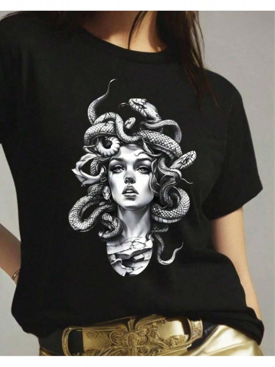 Women T-Shirts - Black - View 1