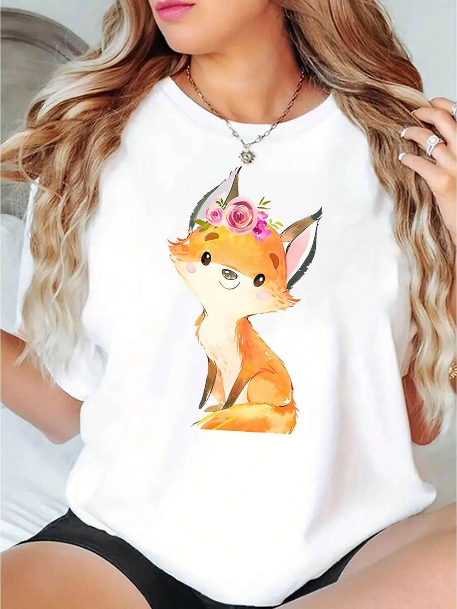 Women T-Shirts - White - View 1