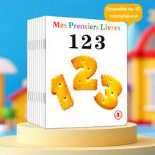 TEENYBABY 10-Volume Children's Encyclopedia Learning Set: Covers 10 Different Themes, Specially Designed For Early French Language Learning And Cognitive Development - A Perfect Educational Book Set For Home Learning And Back-To-School Gifts - Multicolor - View 9