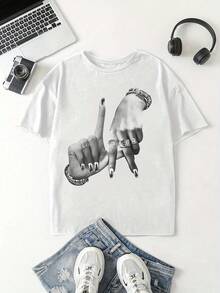 Women T-Shirts - White - View 1