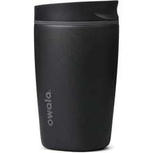 SmoothSip Slider Ceramic-Lined Insulated Stainless Steel Coffee Tumbler, No Metallic Taste Reusable Travel Mug, Hot Iced Coffee Cup, 12 Oz, Very, Very Dark - 12 ounce + Rất, rất đậm - Xem 1