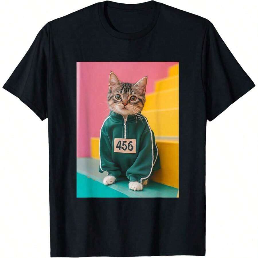 Short-Sleeved T-Shirt With A Fun Print For Dog Lovers, Accessories And Items For Dog Owners, "Life Without Dogs Is Cute... I Don't Think So", Unisex For Adults And Children, Black, 100% Cotton. - 黑色 6 - 查看 1