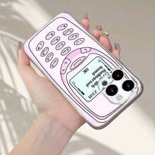 Phone Case - Retro Pink Design, Transparent TPU Case, Fits Phone Cases And - 無色 - 查看 5