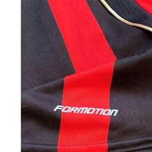 2006–07 Champions League Final: AC Milan No. 22 Kaká - Long Sleeve, Classic Red & Black Retro Design, Breathable Fabric - 紅色 - 查看 2