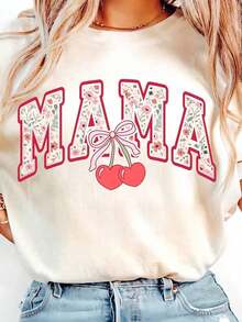 Nueva llegada 2026: Camiseta de manga corta con cuello redondo y diseño exclusivo para viajes casuales de primavera, estilo veraniego en color blanco (estilo casual, estilo retro, unisex). - Albaricoque - Ver 7