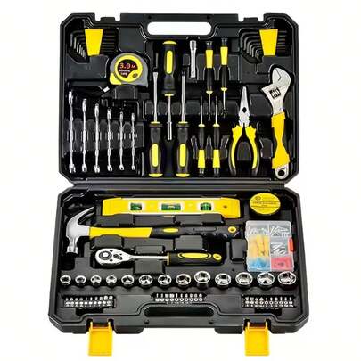 46pcs High Carbon Steel Socket Wrench Set With Star Drive, Auto Repair And Maintenance Combination Kit With Ratchet And Screwdriver