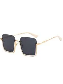 1 chiếc kính râm nam, kiểu dáng retro mới, cá tính, sang trọng, nhẹ nhàng, phong cách trưởng thành, chất lượng cao, phù hợp sử dụng hàng ngày, đi làm, lái xe, du lịch, nghỉ mát biển. - Nhiều màu - Xem 5