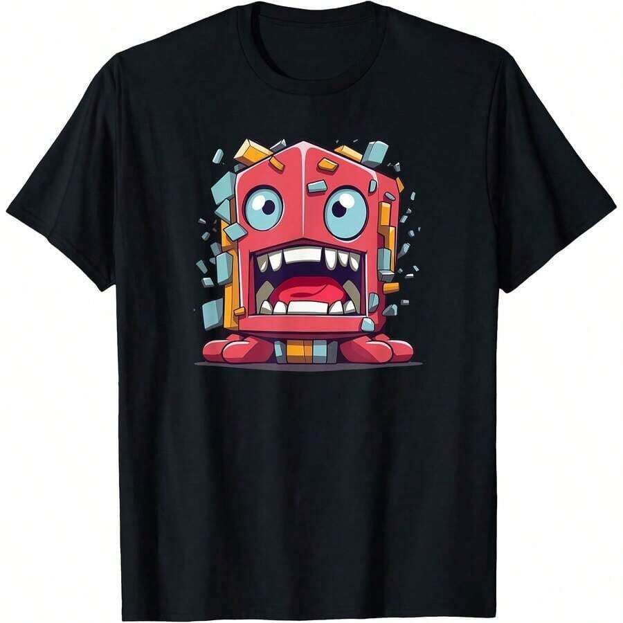 Solt MAX VINTAGE All-Season T-Shirt, Made Of Pure Cotton, With A Single-Sided Print, Crew Neck, Short Sleeves, Unisex, Graphic Design Base Layer. - Black 1 - View 1