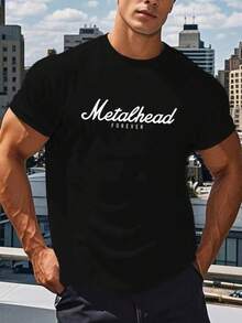 1 pieza Camiseta de manga corta de cuello redondo holgada unisex de 180g, 100% algodón puro transpirable y suave, estilo Y2K Bababask con estampado gráfico moderno, ideal para mujer y hombre, perfecta para uso diario, festivales, conciertos y todas las estaciones - Negro - Ver 6