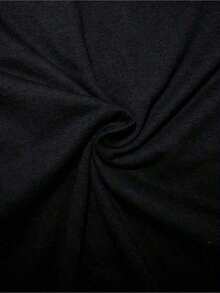 Women's Casual Short-Sleeved T-Shirt With Print, Loose Design, Pure Cotton, Breathable And Sweat-Absorbent, Suitable For A Casual Daily Look, For Going To Work And For Wearing On The Street. - màu đen - Xem 4