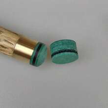 2 Pieces 11mm, 13mm, 14mm Pool Cue Tips, Multilayer Pigskin Pressing, Professional Snooker And American Nine-Ball Billiard Tip, Durable Fit, M Hardness - 2Pcs - View 9