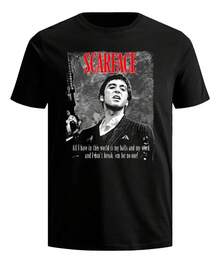 Playera Pelicula Caracortada Narcos Al Pacino 02 - Negro - Ver 7