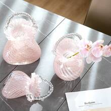 シンプルで軽量なハンドバッグ型花瓶・花かご、リビングルームのインテリア装飾用フラワーアレンジメント容器 - 1513-17 - チェックする 7