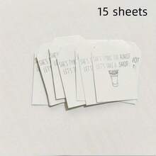 15pcs Personalized Labels, Hen Do Labels, Hen Do Favors - White - View 7
