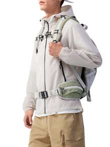 CAMEL CROWN Jaket Pelindung Matahari Ringan Pria, Jaket Pelindung Matahari Benang Asli untuk Musim Semi/Panas di Luar Ruangan, Jaket Pelindung Matahari Wanita dengan Potongan Ramping dan Menyerap Keringat, Jaket Olahraga - Abu ek - View 4