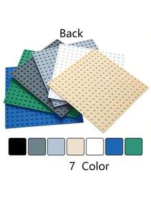 2 piezas de placa base compatible con bloques de construcción de puntos de 16x16, juguete de construcción de rompecabezas - Multicolor - View 10