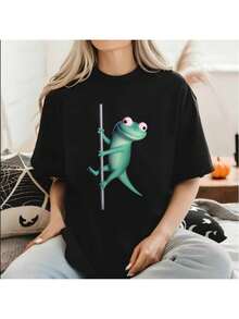 Women T-Shirts - Black - View 1
