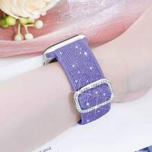 柔軟彈性手錶錶帶,適用於 38mm、40mm、41mm、42mm、44mm、45mm、46mm 和 49mm 尺寸,適合女性,由柔軟尼龍彈性材質製成,單環設計,相容於 Series 1、SE、Ultra 和 Series 10、9、8、7、6、5、4、3、2、1 - 彩色 - 查看 11
