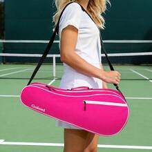 Tennis Bag 3 - 4 Rackets, - Resistant Racket Bag With Padded Men Women Adults - Pink - View 8