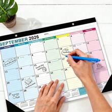 Calendario de escritorio de 18 meses (2026-2027): Diseño para colgar, ideal para el hogar, la escuela y la oficina. El regalo perfecto para Navidad y Año Nuevo. - 25-26-A - Ver 5