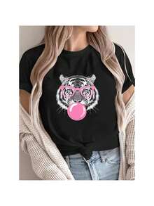 Women T-Shirts - Black - View 1