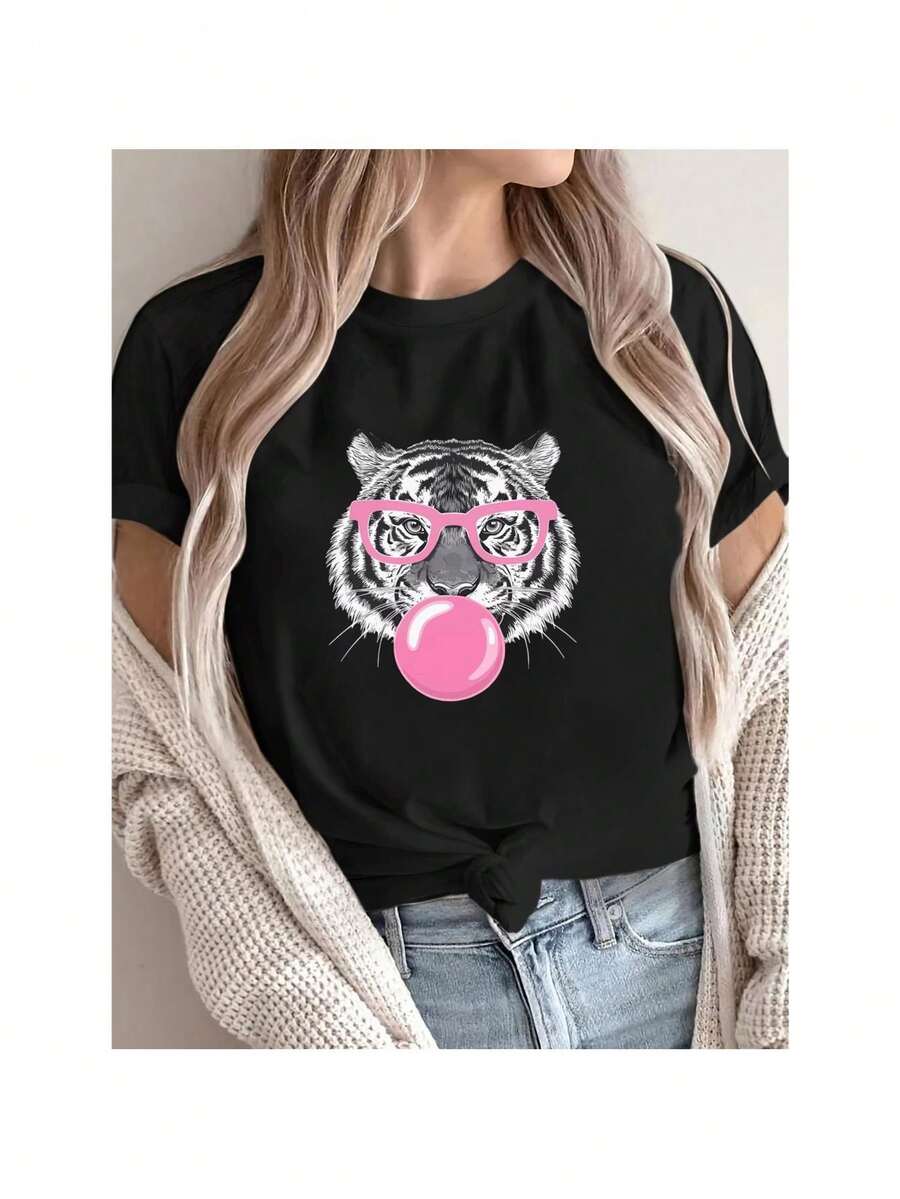 Women T-Shirts - Black - View 1