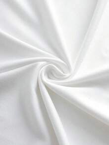 Playera de mujer 100% algodón manga corta estampado texto moderno cómoda para verano - Blanco - Ver 4