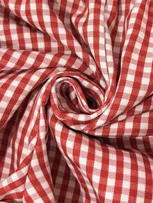 Y2K Red Plaid Bow Casual Summer Beach Vacation Going Out Cute Sweet Shorts,4th Of July Outfit Women - Multicolor - View 6