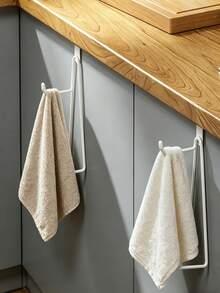 No-Drill Easy Install Iron Wall-Mounted Toilet Paper Holder, Space-Saving Multifunctional Bathroom Tissue Storage Rack, Elegant Home Decor, Metal Structure, Suitable For Kitchen, Bathroom And More - Multicolor - View 2