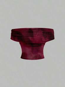 Camiseta de tirantes casual y minimalista con estampado de lunares negros para mujer - Multicolor - Ver 6