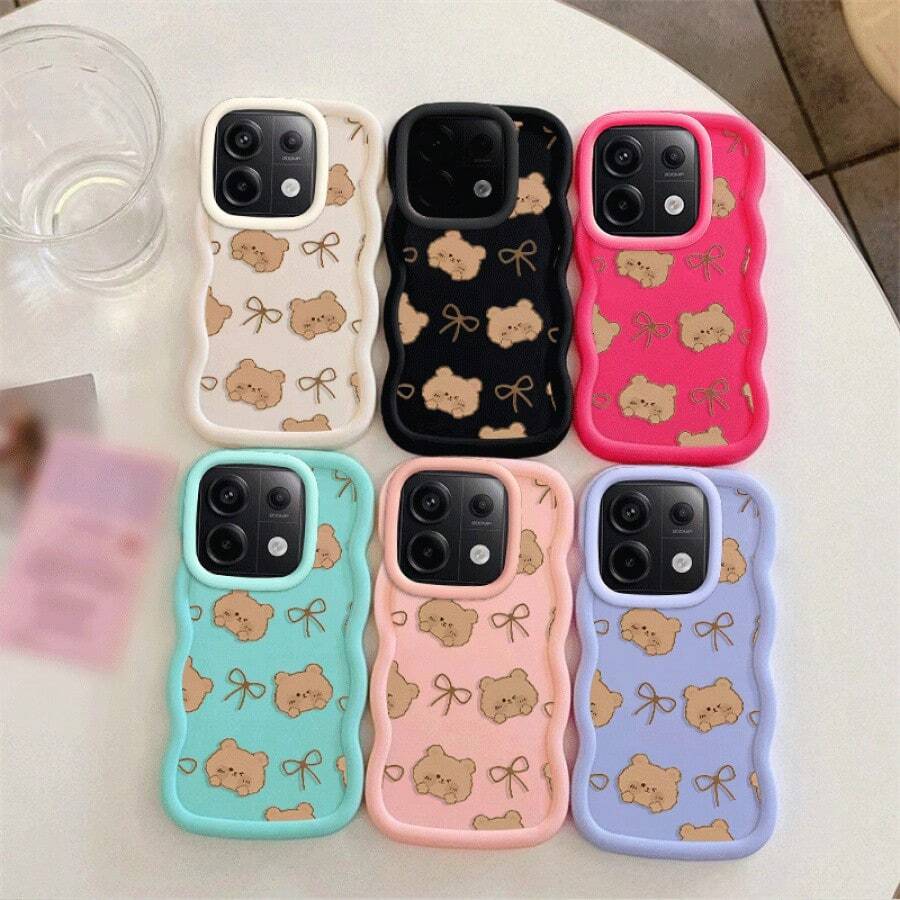 适用于小米 Poco X6/Poco M6 Pro、Note 13 4G/Note 13 5G/Note 13 Pro 4G/Note 13 Pro 5G/Note 14S,具有防震、防滑、轻便、耐用、防污、防尘的手机壳。 - 黑色 - 查看 1