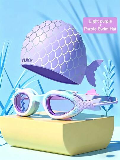 Bộ 2 món kính bơi và mũ bơi silicon unisex – Chống sương mù, chống rò rỉ, vừa vặn thoải mái, phù hợp cho cả nam và nữ, lựa chọn lý tưởng cho các môn thể thao dưới nước.